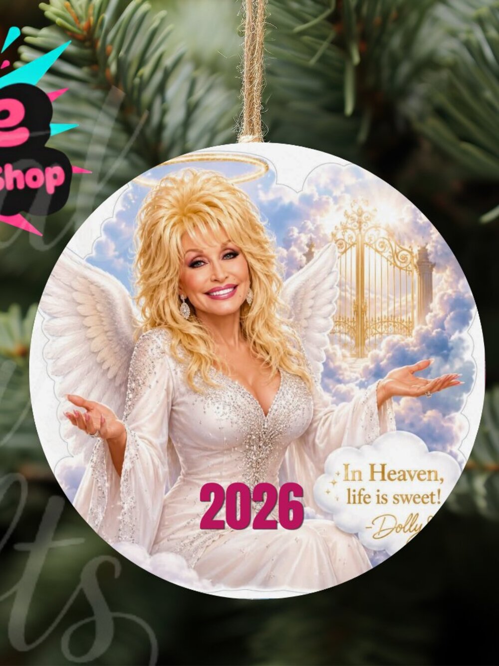 Dolly Parton Memorial Ornament